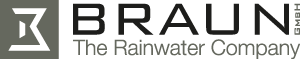 BRAUN GmbH The Rainwater Company Logo